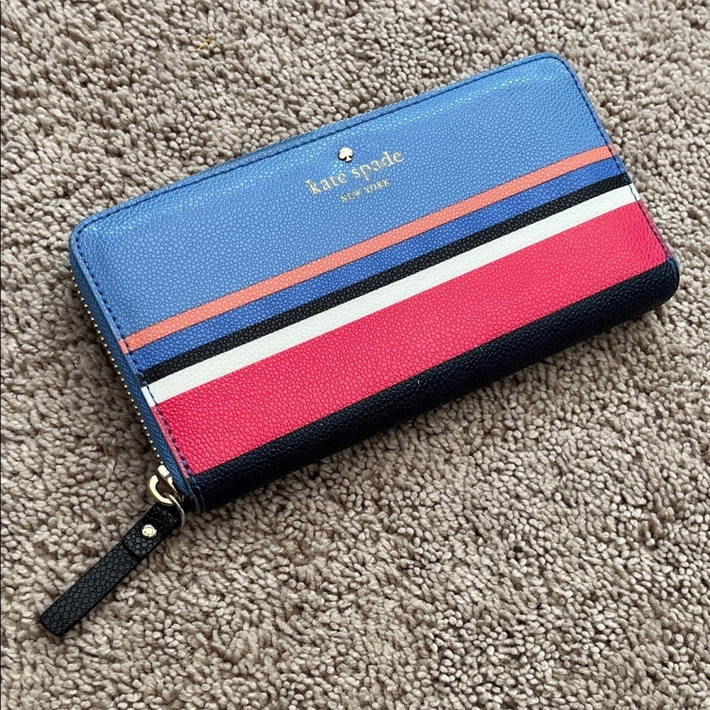 Kate Spade Multicolor Striped Wallet
